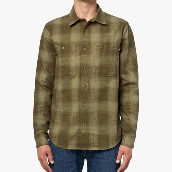 Timberland Other - Timberland Heavy Weight Flannel Olive Green 100% Cotton Men’s Medium MSRP 70.00